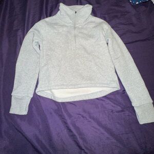 Tek Gear Heather Gray Fleece Pullover